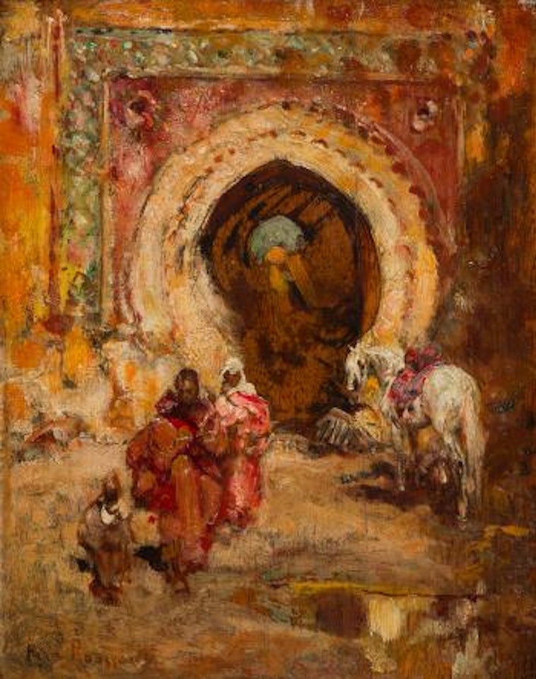 Entrée d’une mosquée , by Henri Émilien Rousseau