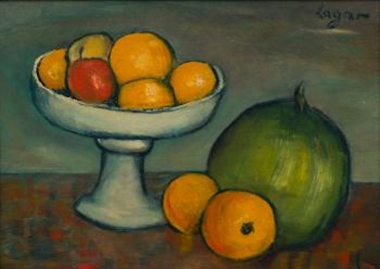 Nature morte aux oranges et pastèque , by Celso Lagar