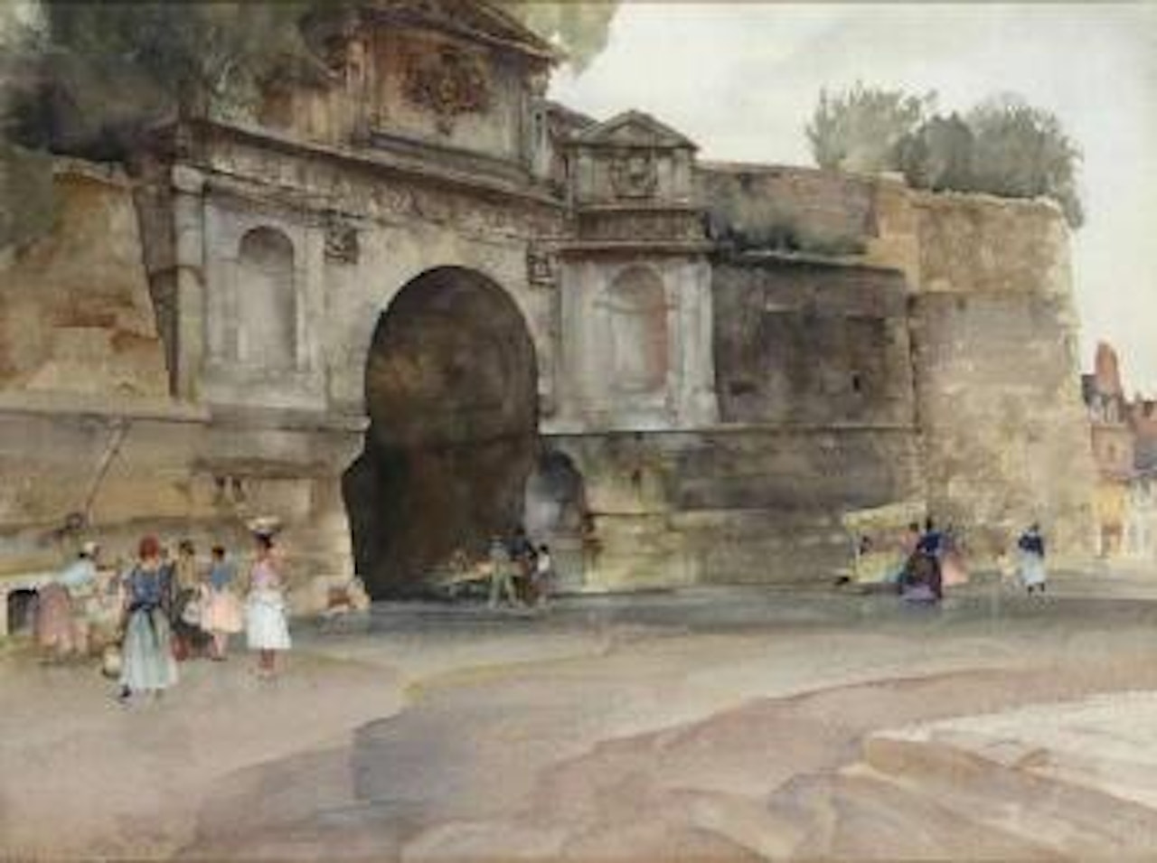La porte chapelle Compiegne ,
1948 by William Russell Flint