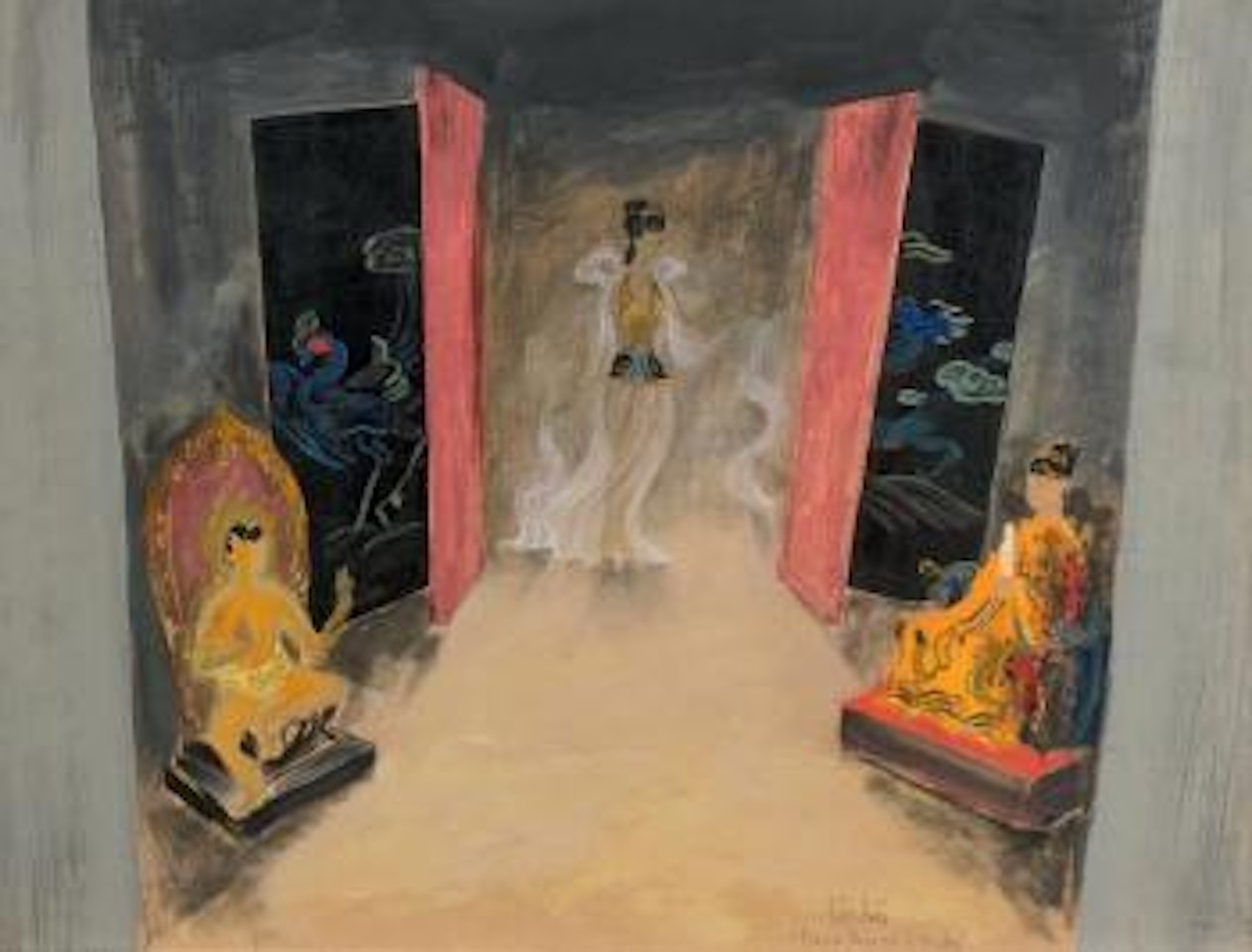 Danse avant l'aube, Présentation de la princesse au roi Cham , by Le Pho