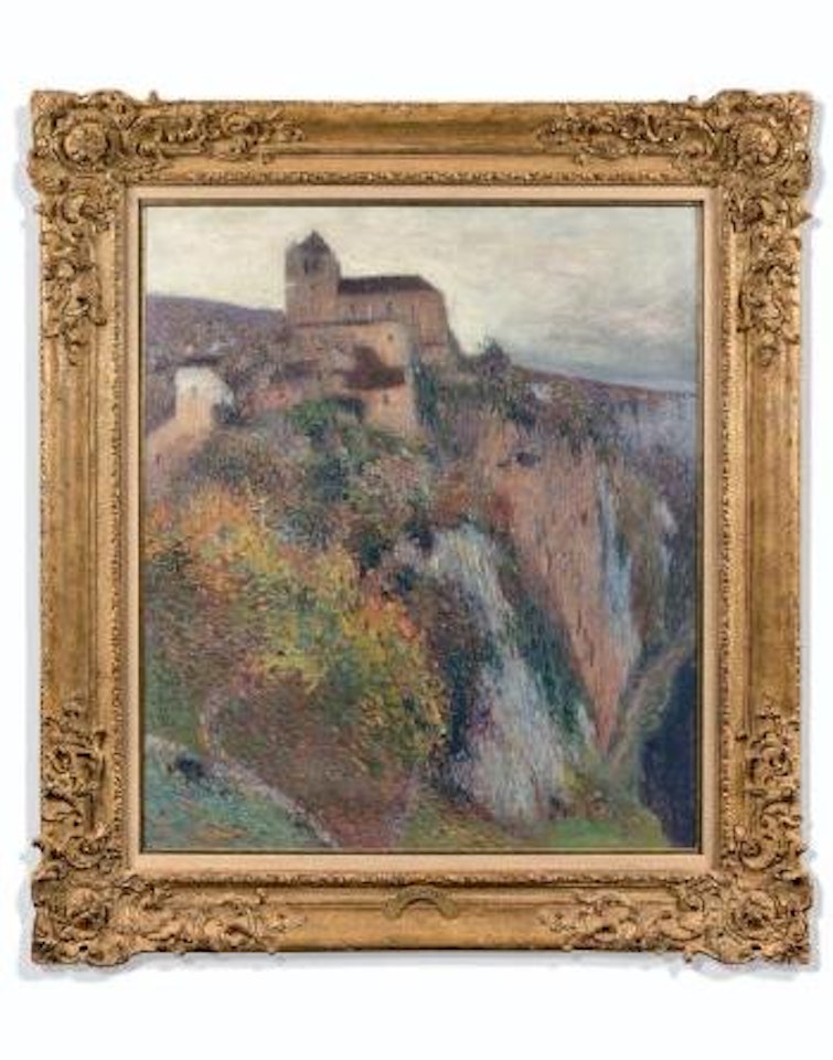 Paysage du Lot, St Cirque Lapopie ,
1913 by Henri Jean Guillaume Martin