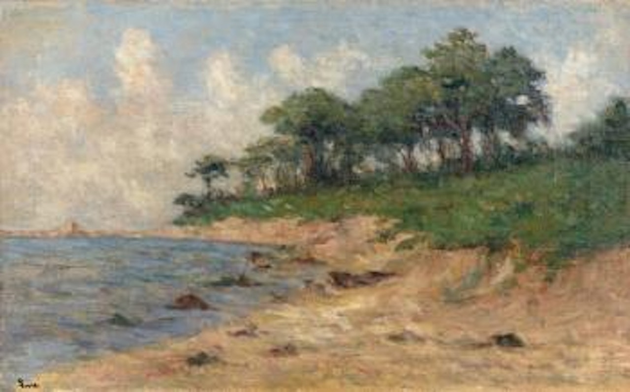 La côte aux environs de Kermouster ,
Circa
1914
-
1915 by Maximilien Luce