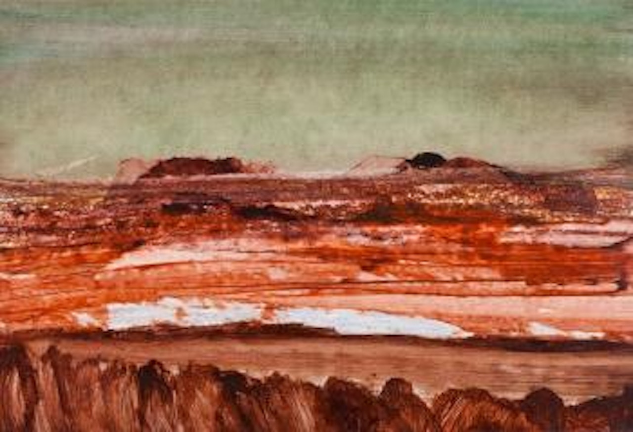 Central Australian Landscape , by Sidney Nolan
