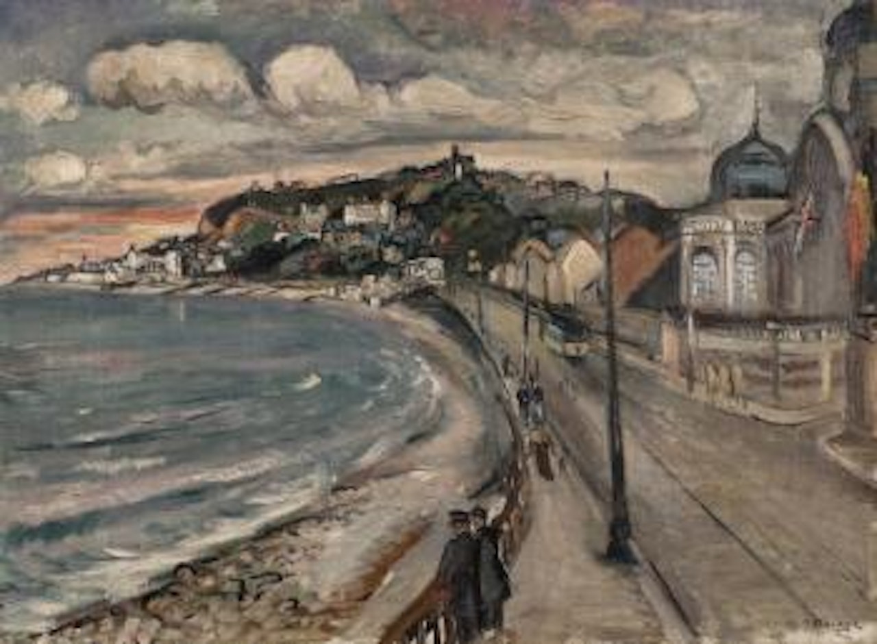 Bord de mer, la promenade à Sainte Adresse ,
1914 by Othon Friesz
