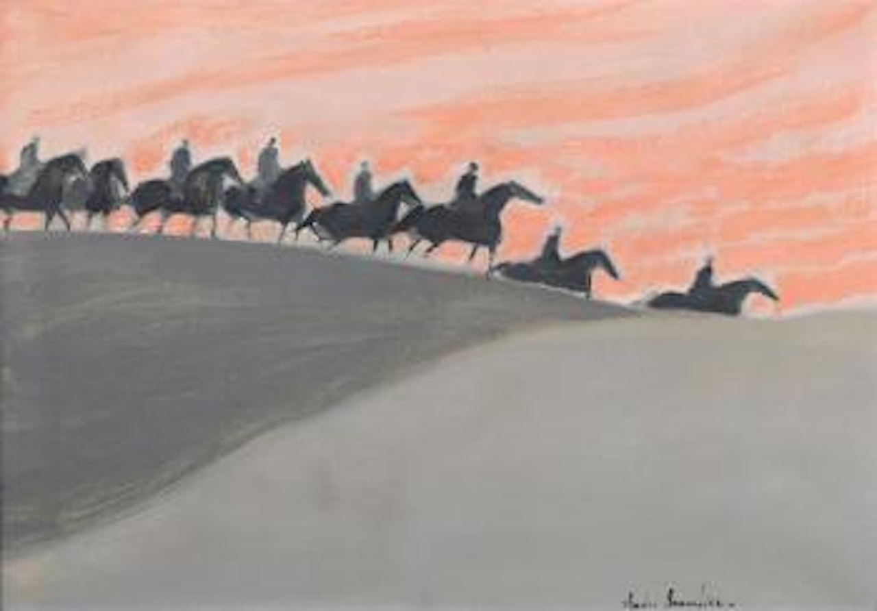 Sur la dune ,
Circa
1990 by André Brasilier