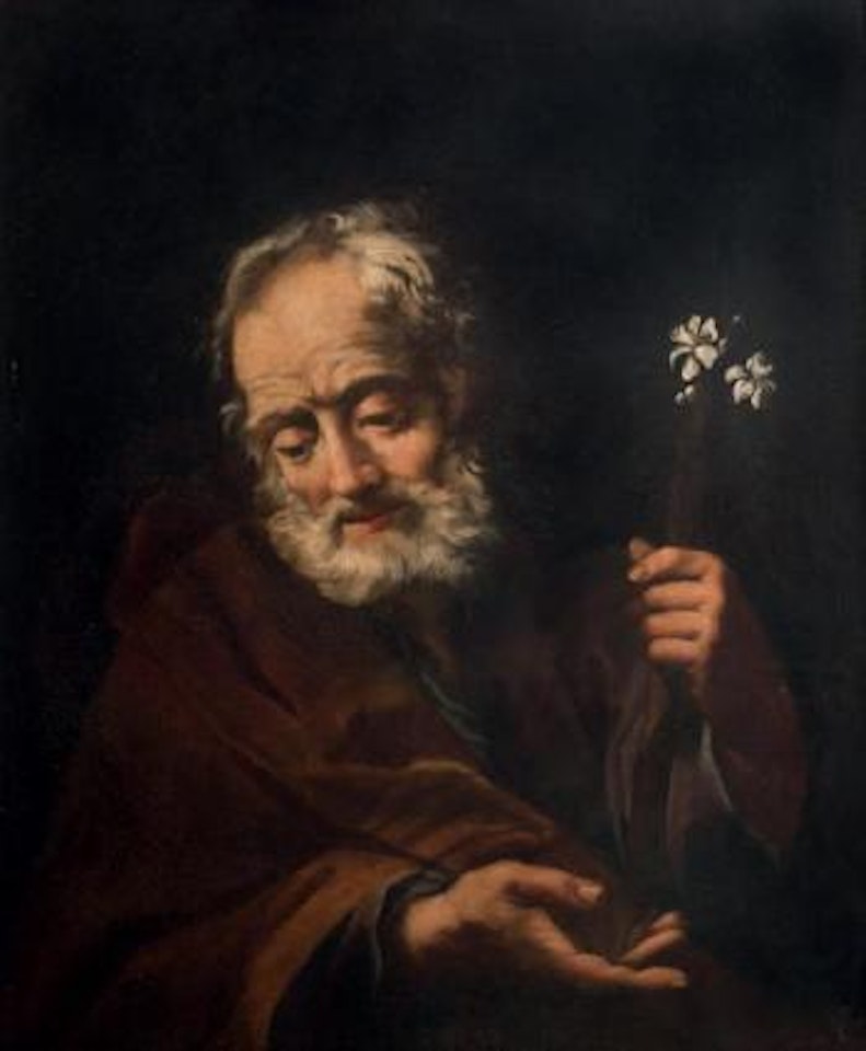 Saint Joseph ,
Circa
1650 by Neapolitan School