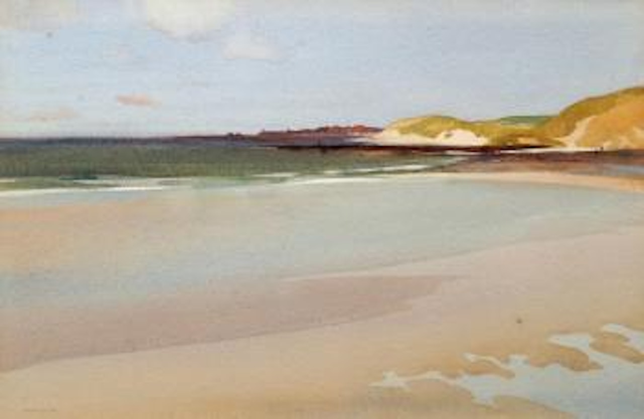 Calm, Seahouses , by William Russell Flint