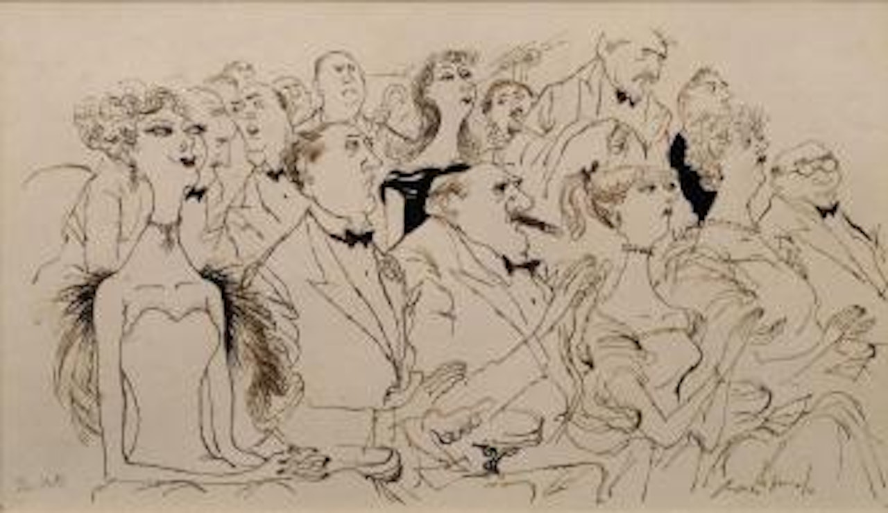 The Stalls , by Ronald Searle