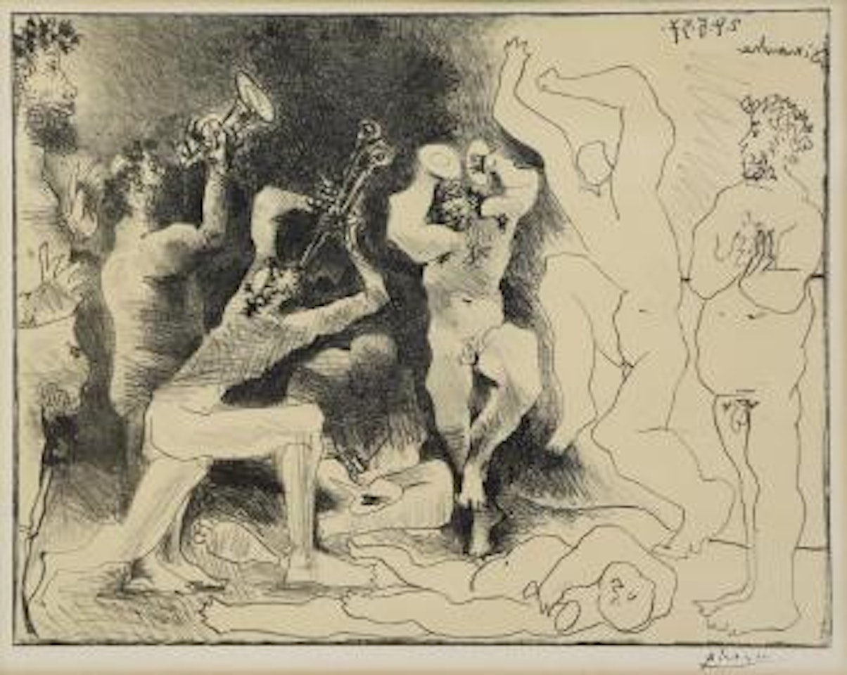 La danse des faunes ,
1957 by Pablo Picasso