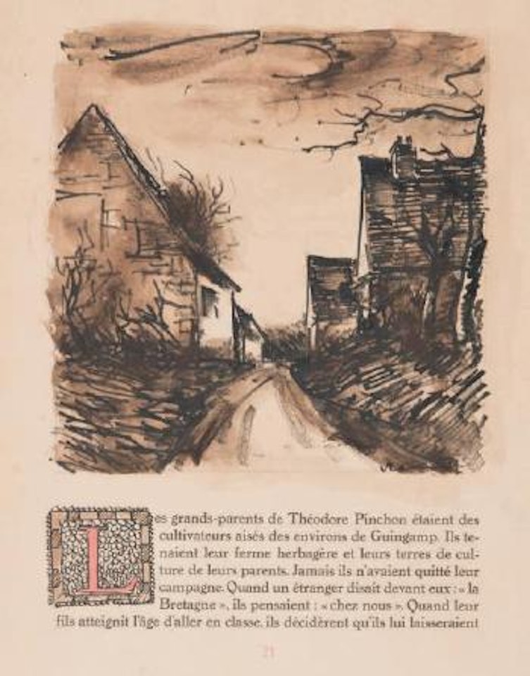 Route de village , by Maurice de Vlaminck