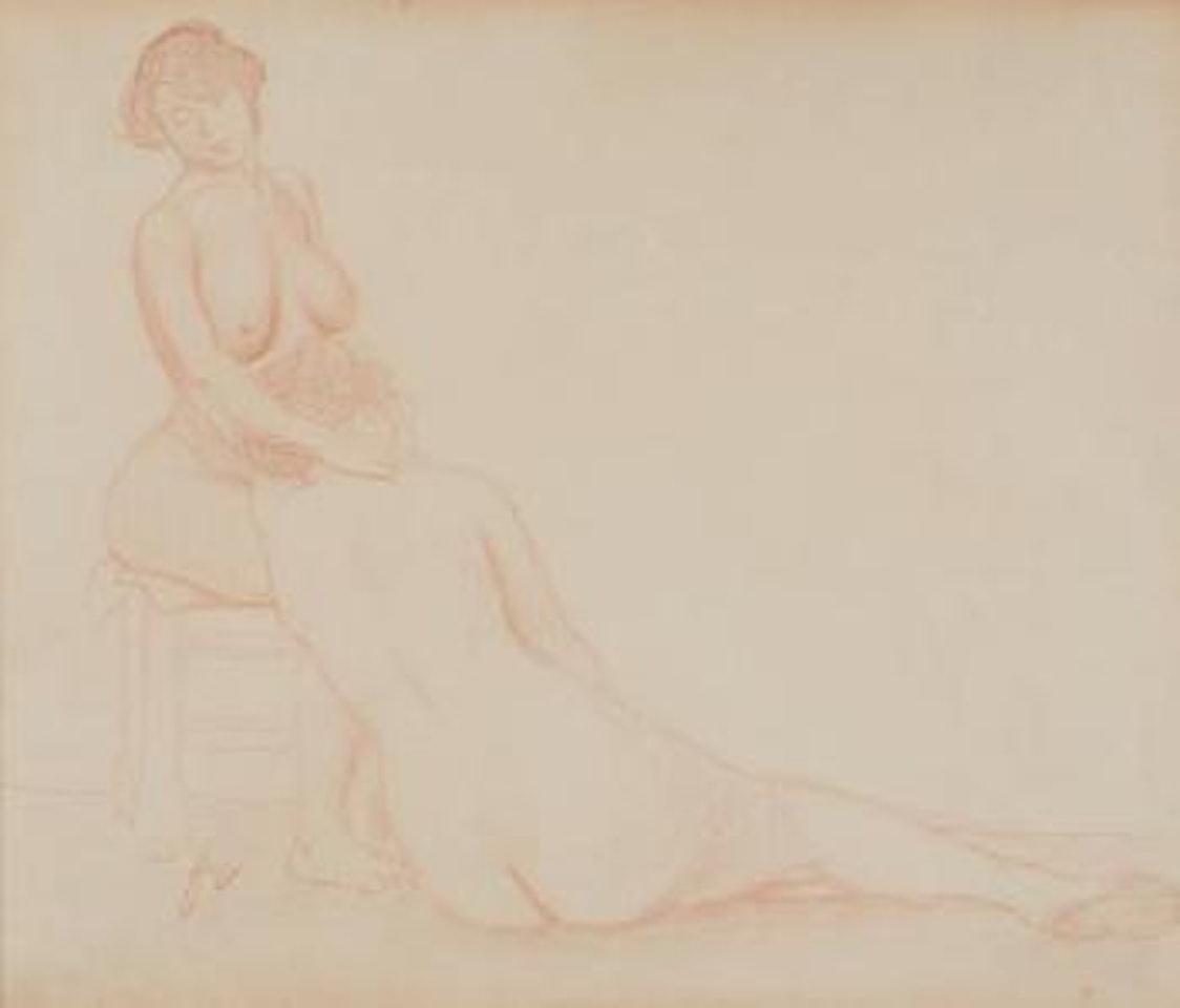 Deux nus dans l'atelier ,
Circa
1905
-
1915 by Félix Vallotton