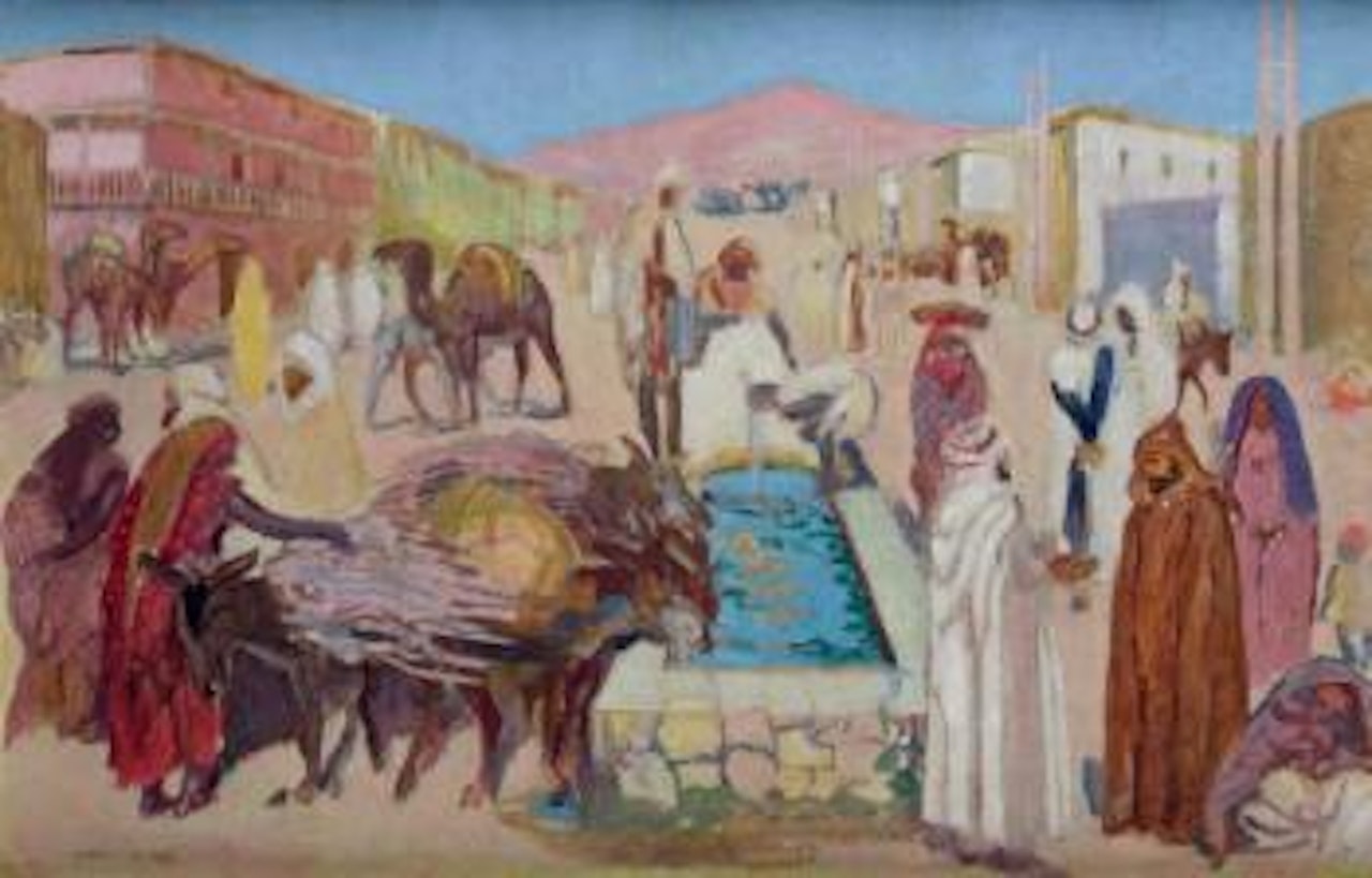 Fontaine à Biskra ,
1921 by Maurice Denis
