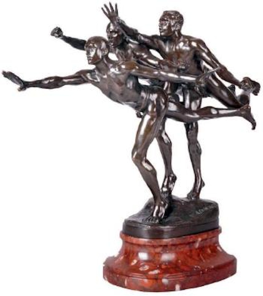 Au but ,
Cast
Circa
1900 by Alfred Boucher