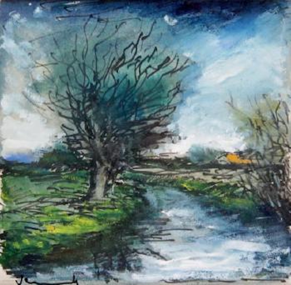 Bord de rivière , by Maurice de Vlaminck