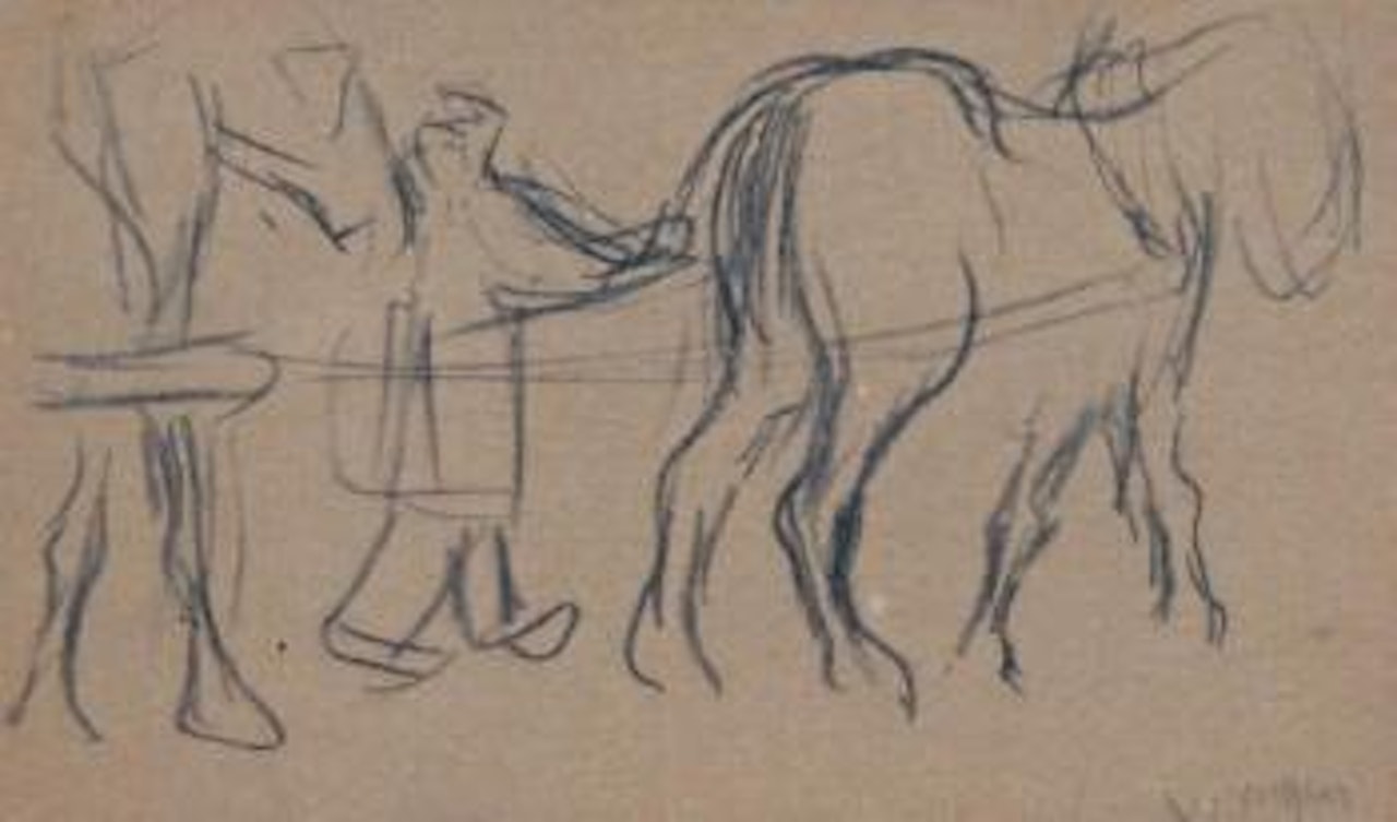 Les chevaux de trait , by Kees van Dongen