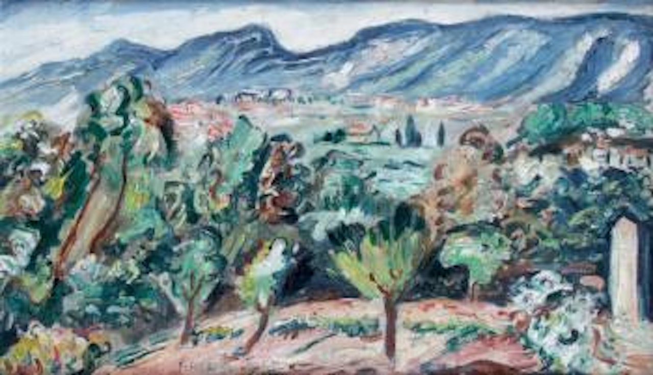 Le Mont Coudon à Toulon ,
1924 by Othon Friesz