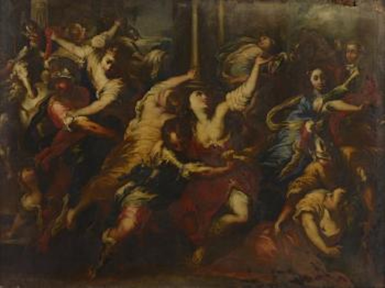 L'enlèvement des sabines , by Valerio Castello