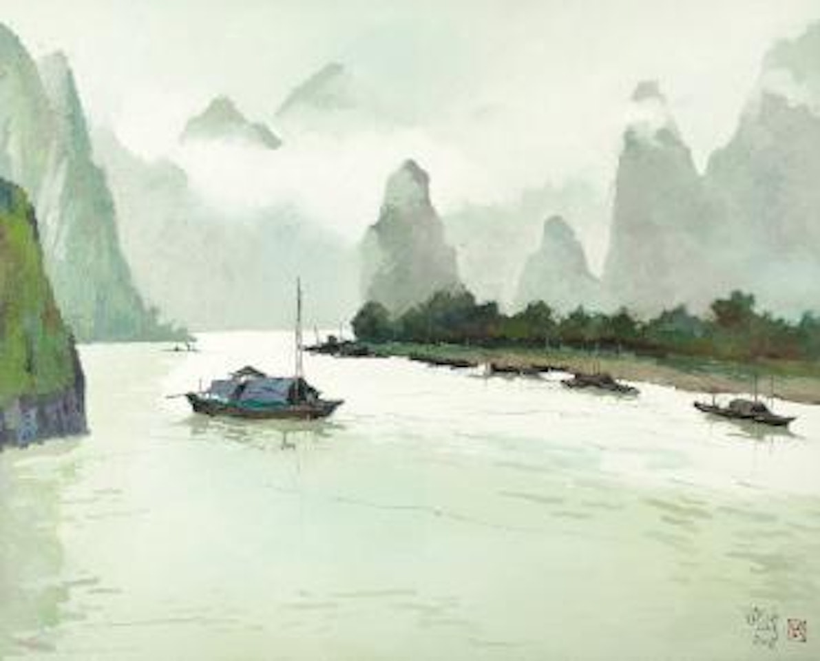 Guilin scenery ,
2008 by Pang Jiun