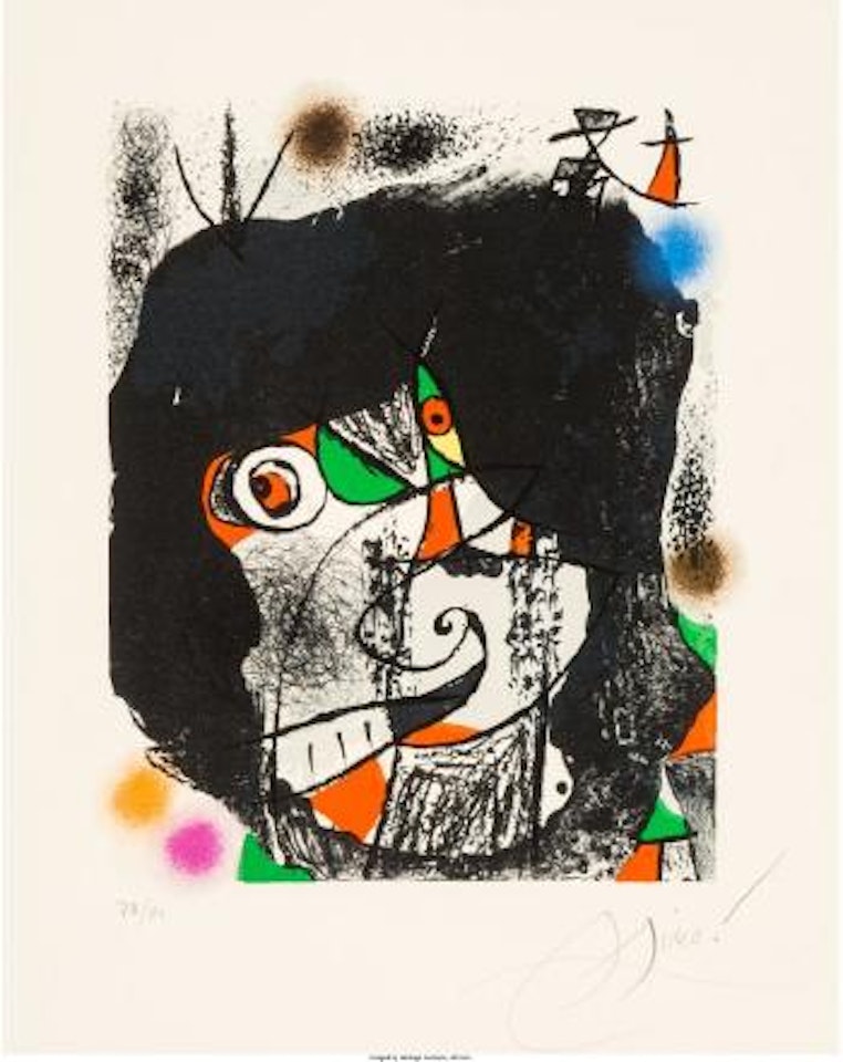 Les révolutions scéniques du XXe siècle ,
1975 by Joan Miró