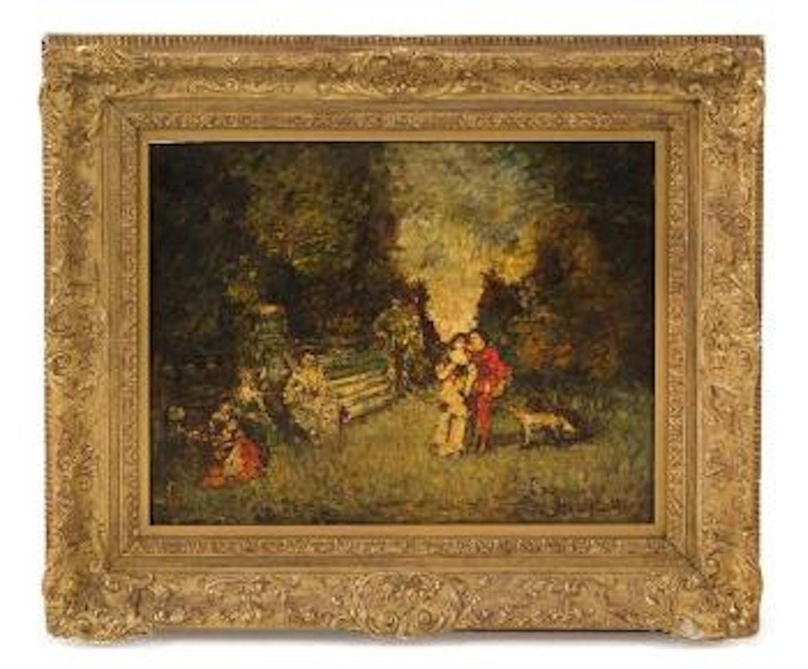 Fete champetre , by Adolphe Monticelli