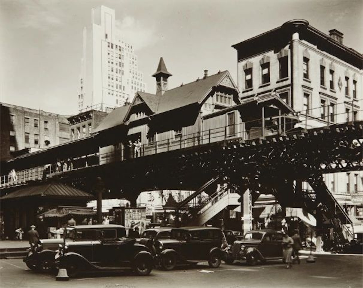 Hanover Square, Manhattan, May 25th by Berenice Abbott
