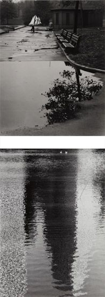 Homing Ship, New York, and Central Park, March 27 by André Kertész