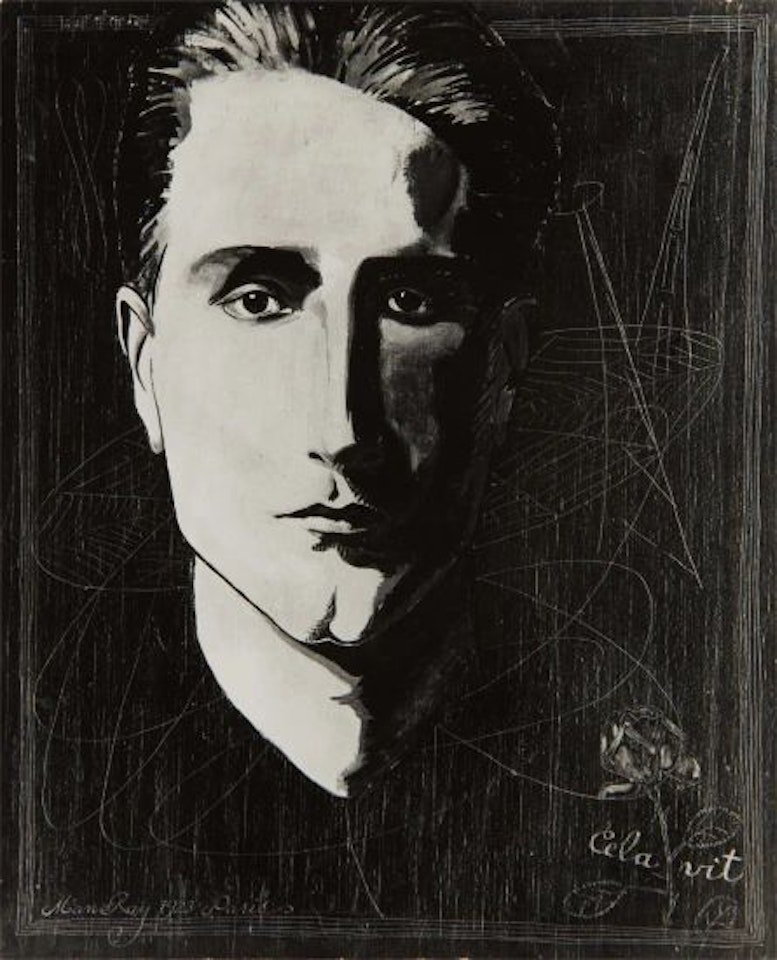 Portrait of Duchamp by Man Ray