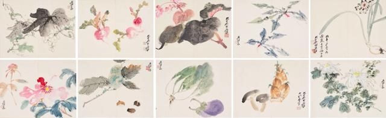 Album of Flowers by Zhang Daqian
