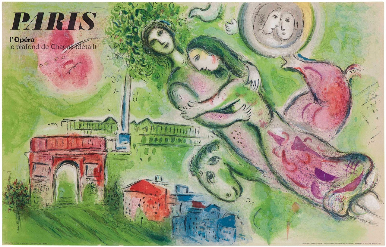 Paris L'Opera by Marc Chagall