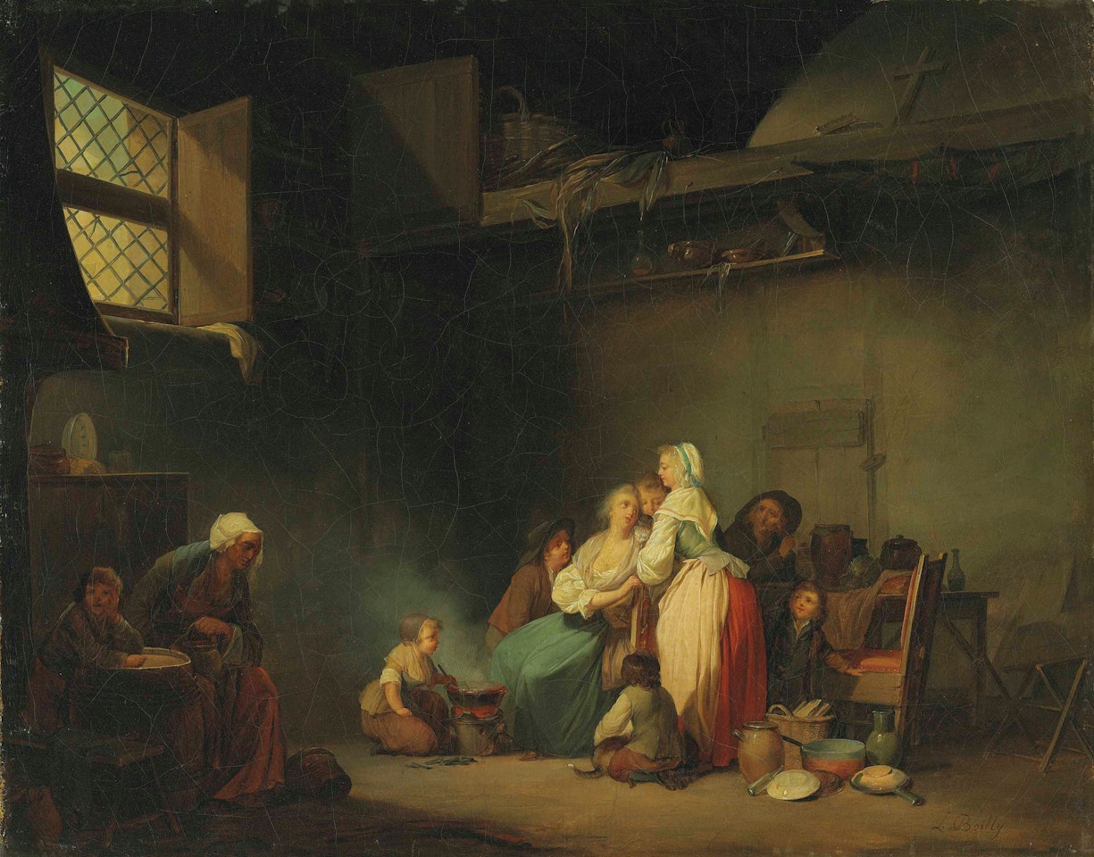 La bouillie pour le chats (The soup for the cats) by Louis-Leopold Boilly