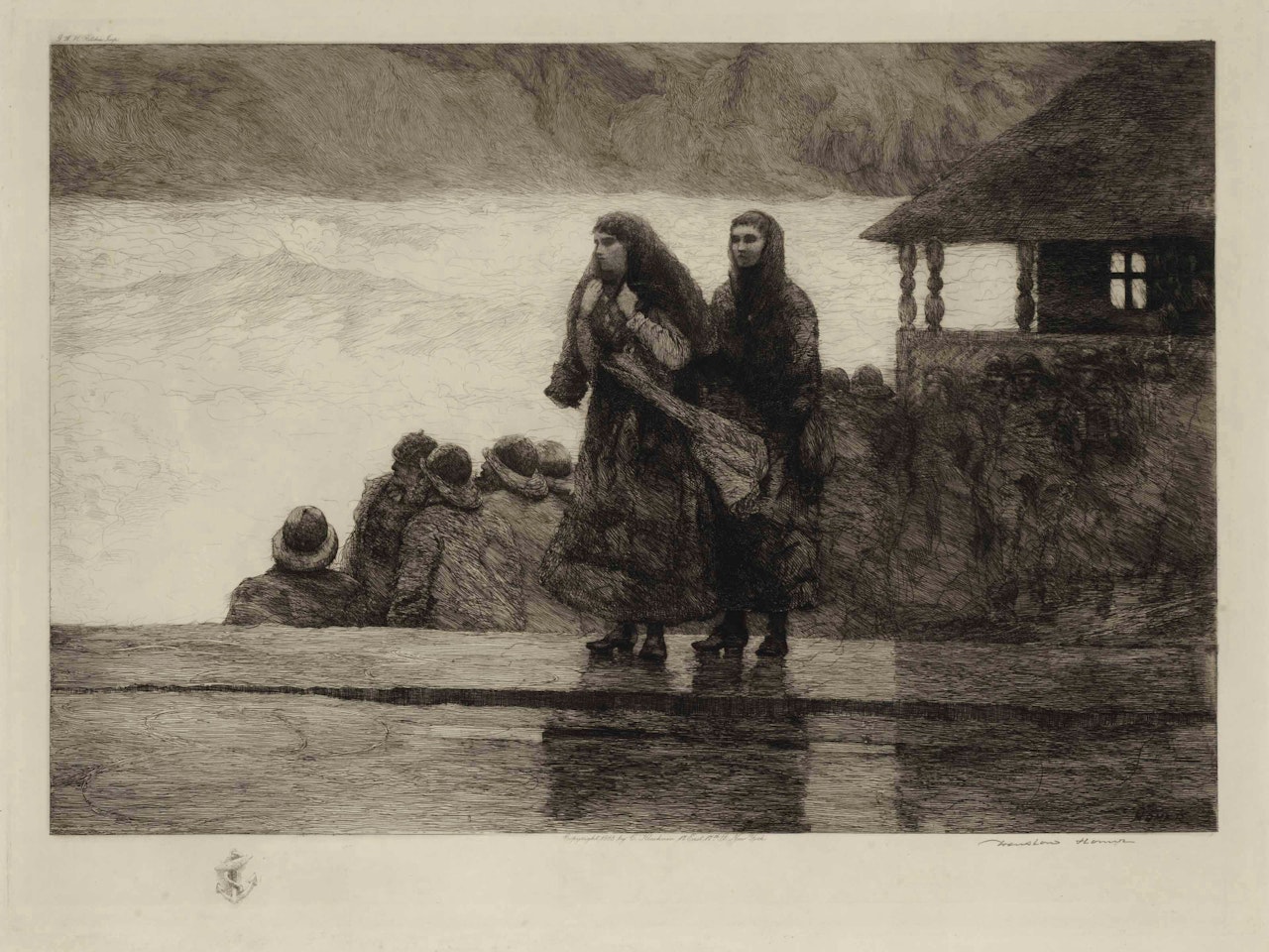Perils of the Sea by Winslow Homer