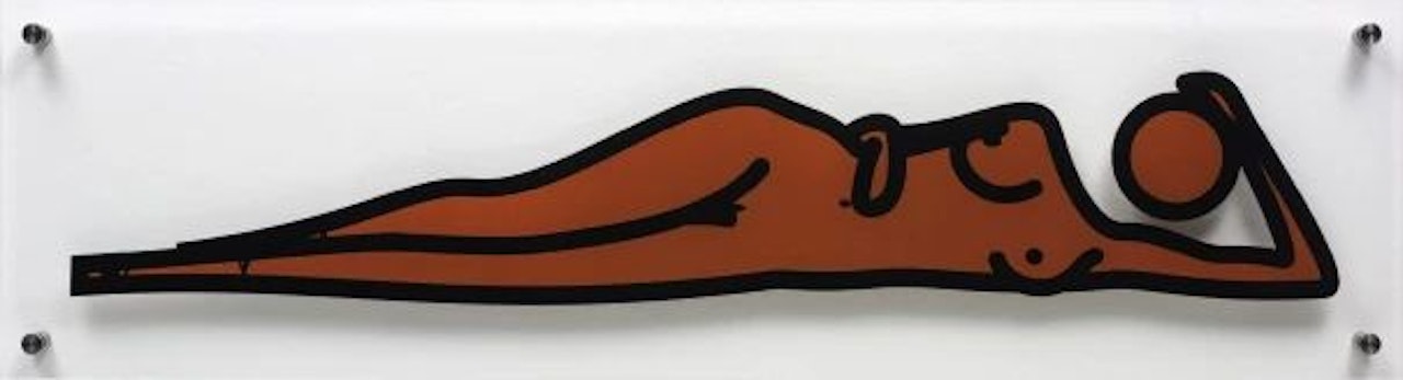 Bijou Relaxes I by Julian Opie