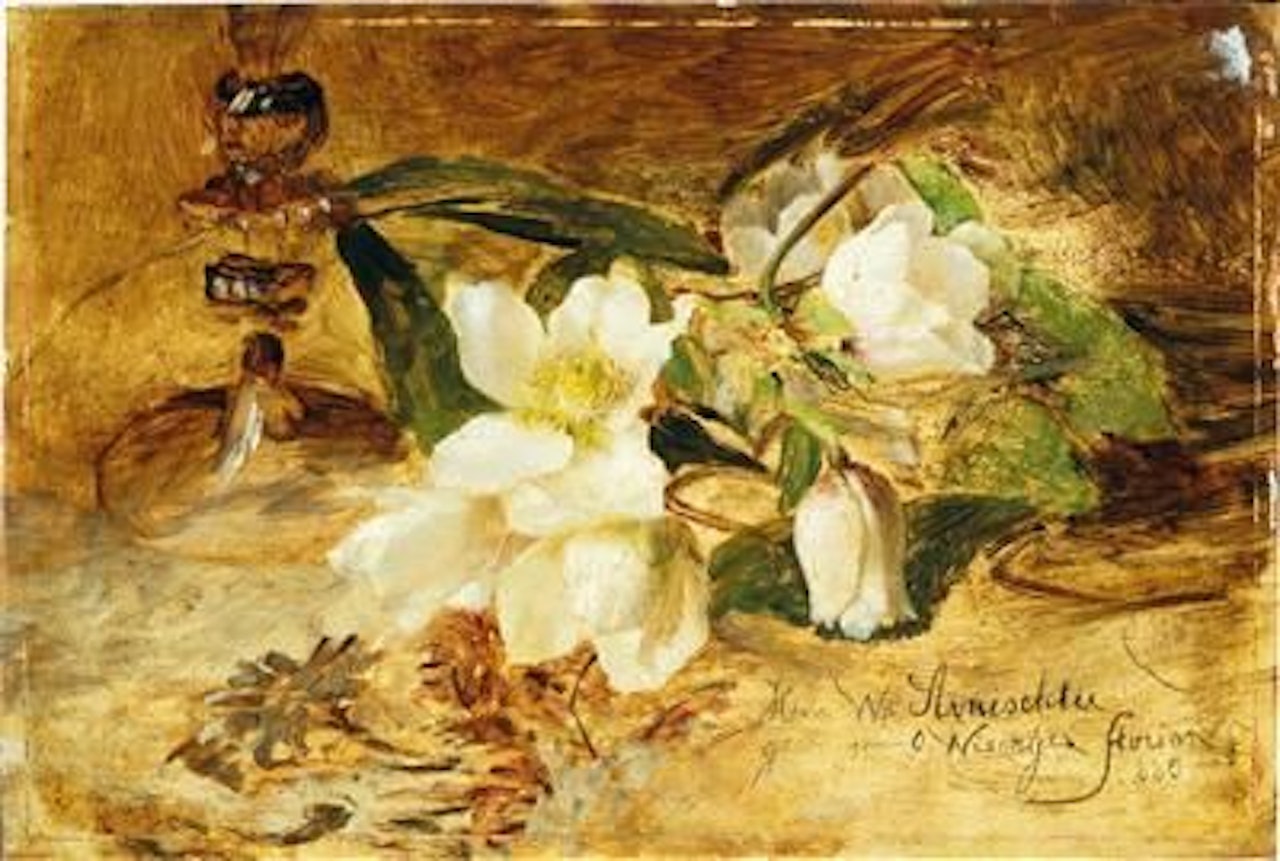 Black hellebore by Olga Wisinger-Florian