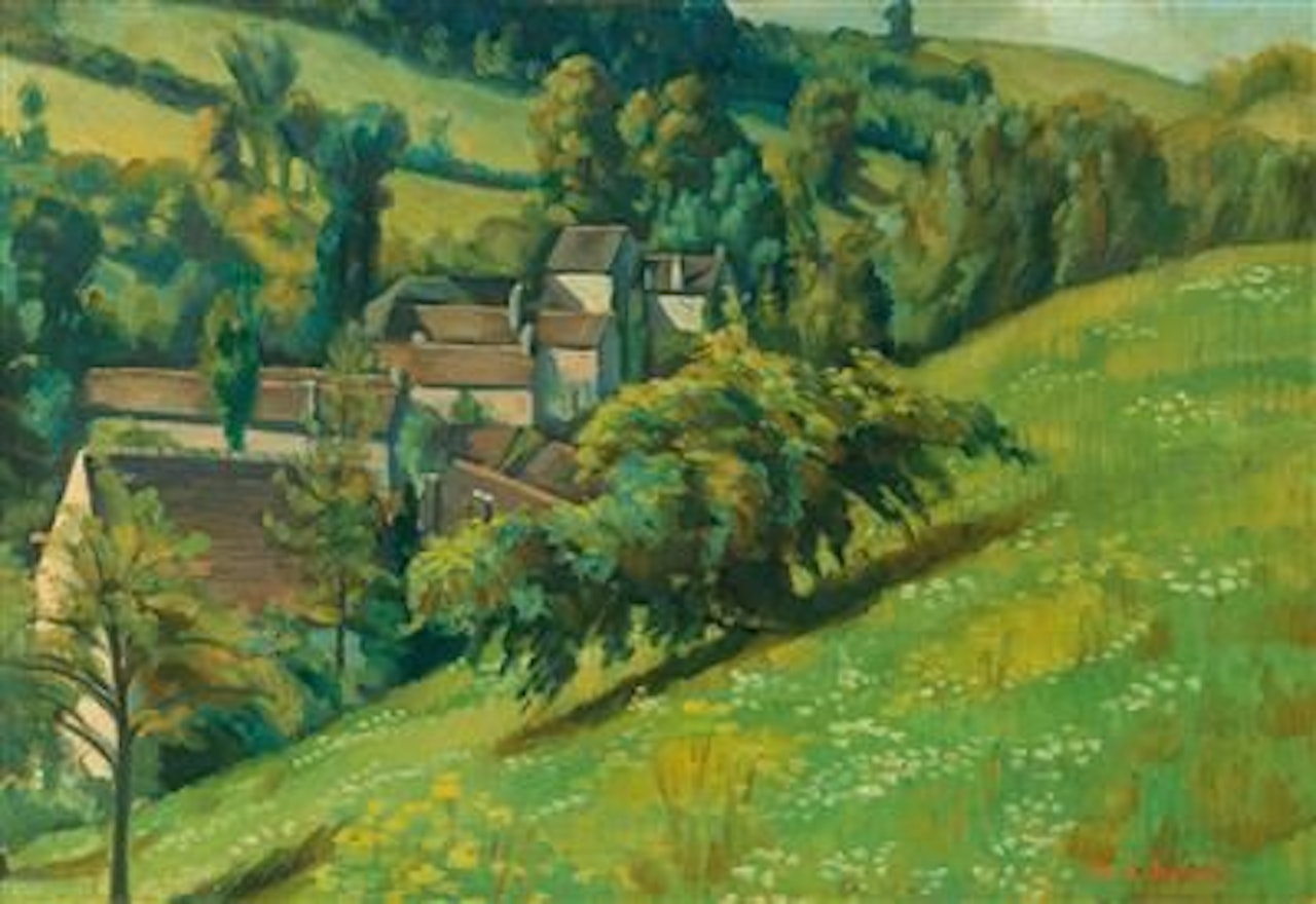 View of Molosmes (?) by Emile Bernard