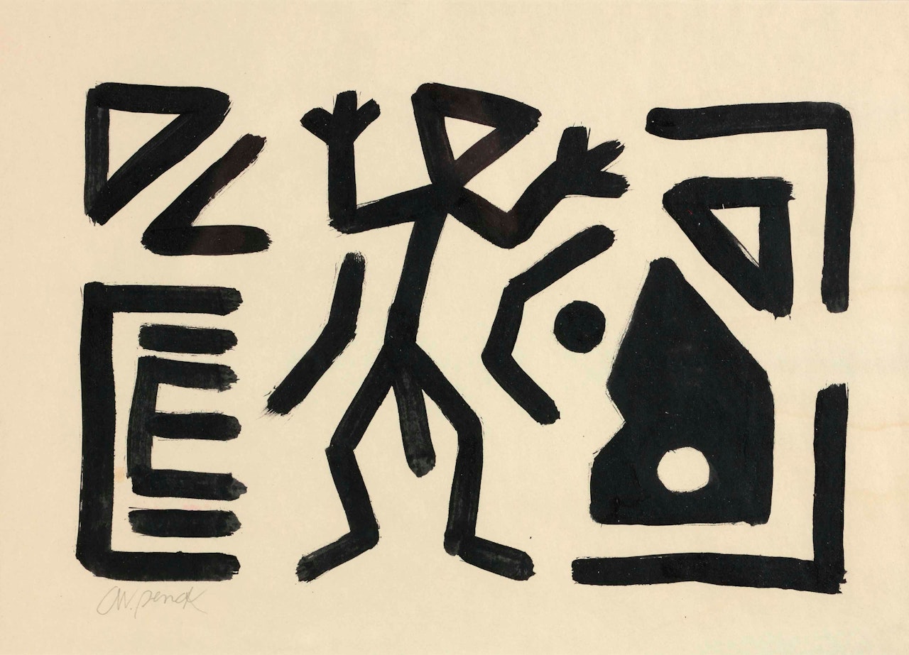 Untitled by A.R. Penck