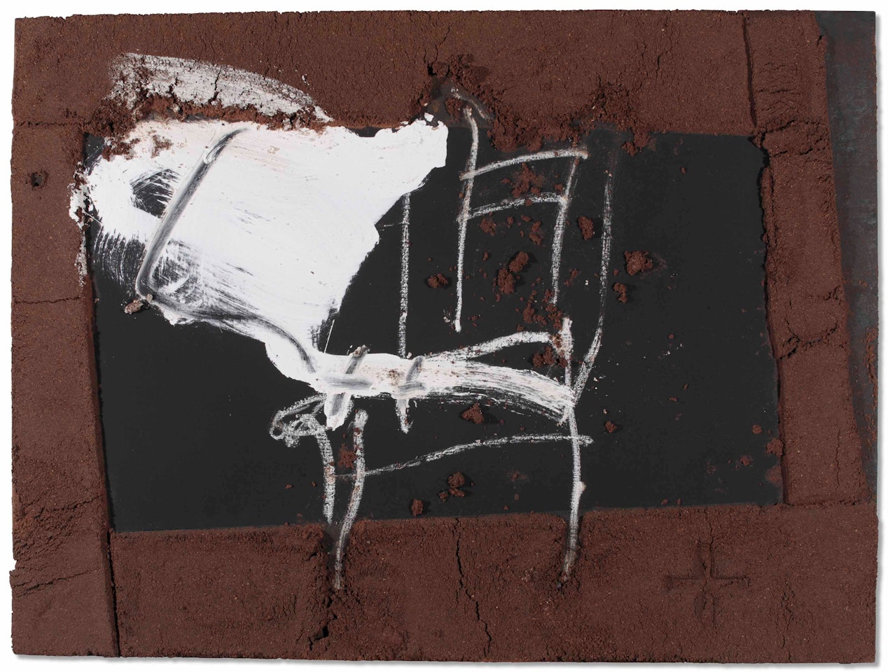 Cadira i blanc (Chair and White) by Antoni Tapies