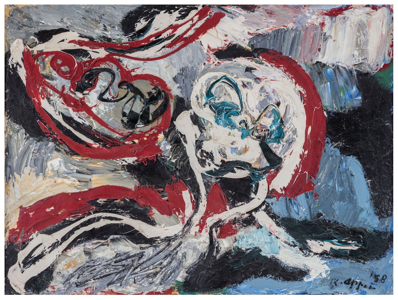 White Mask by Karel Appel