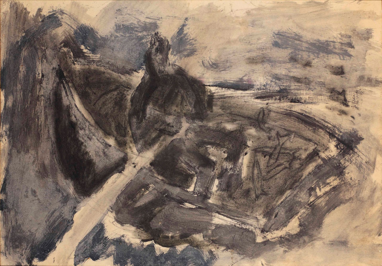 Untitled (Pêcheurs en Barque) by Miquel Barcelo