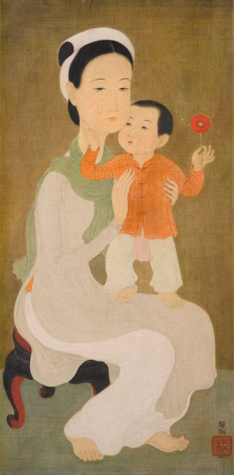 MÈRE ET L'ENFANT (MOTHER AND CHILD) by Mai Trung Thu