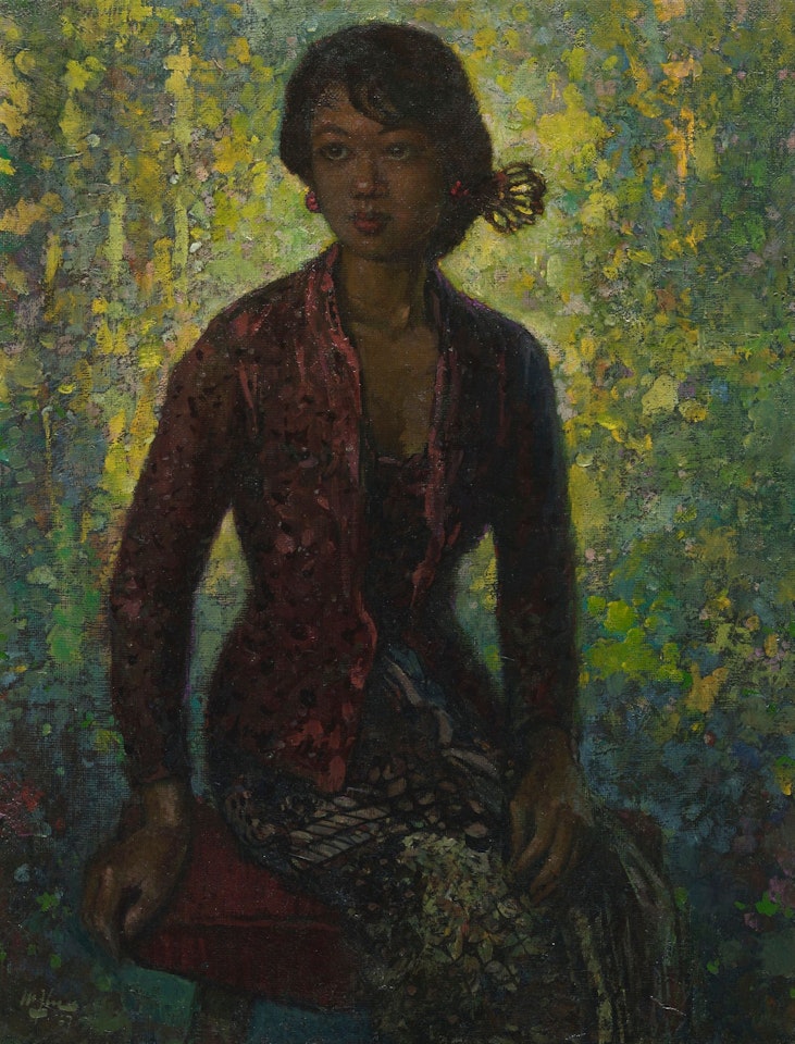 PORTRAIT OF A LADY by Lee Man Fong