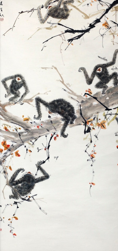 FIVE GIBBONS by Chen Wen Hsi