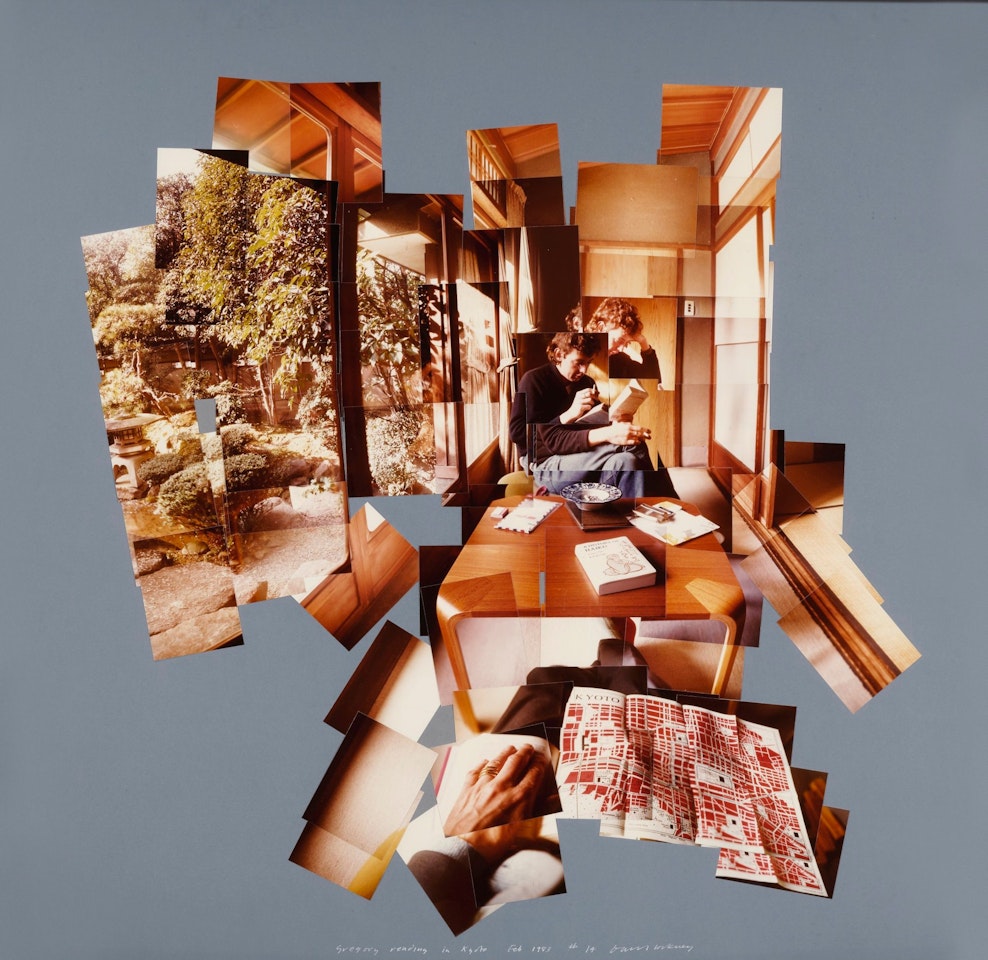 GREGORY READING IN KYOTO' by David Hockney