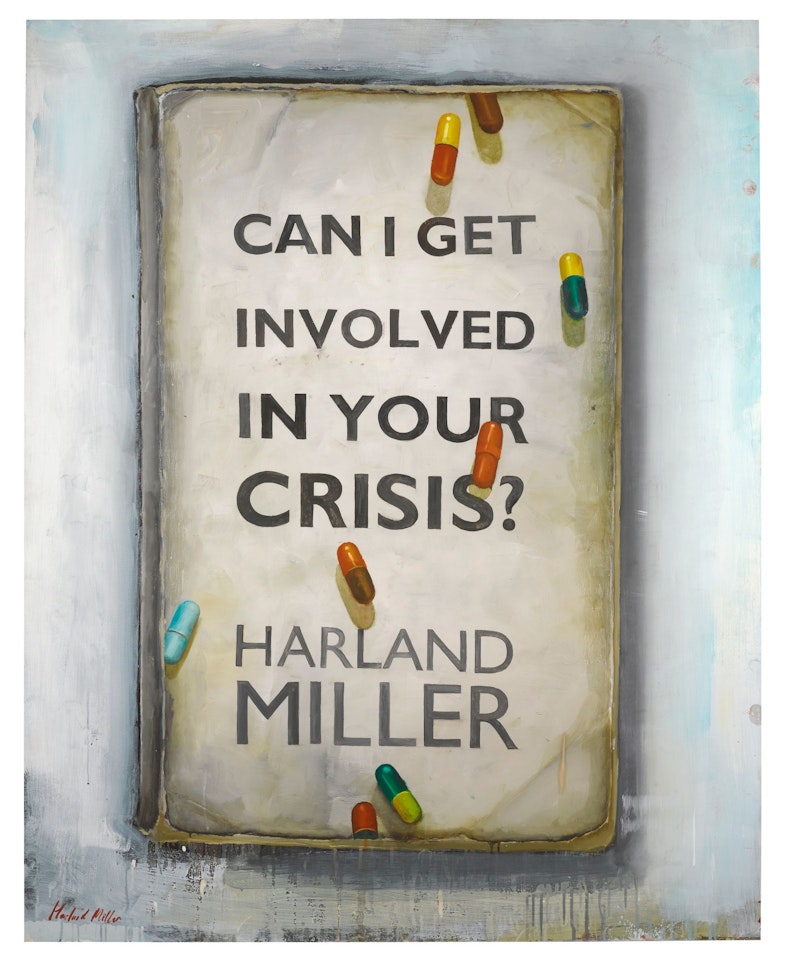 CAN I GET INVOLVED IN YOUR CRISIS? by Harland Miller