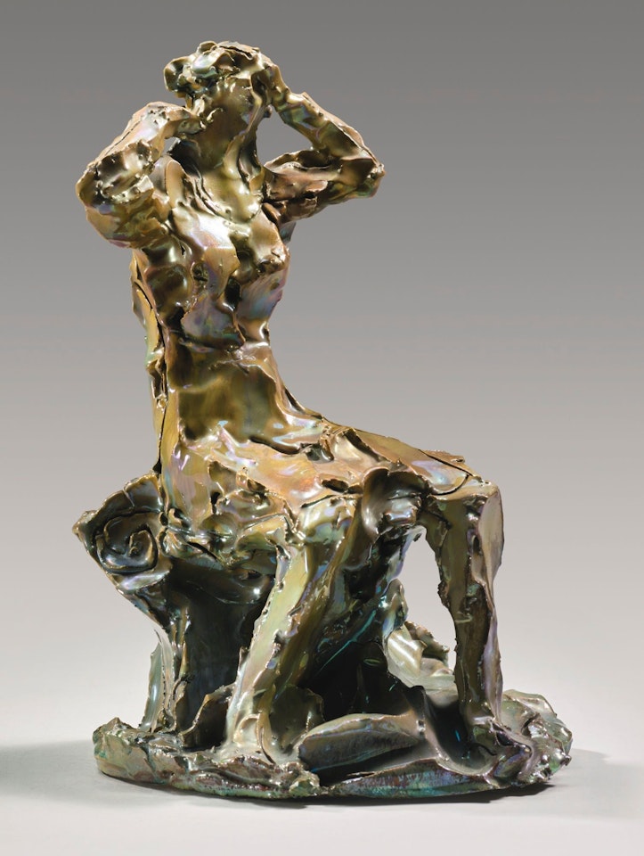 FIGURA FEMMINILE SEDUTA by Lucio Fontana