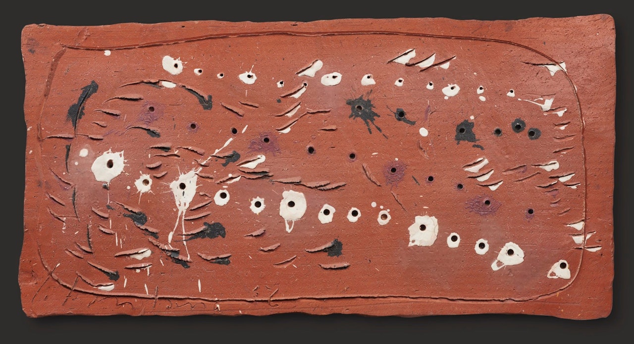 CONCETTO SPAZIALE  by Lucio Fontana