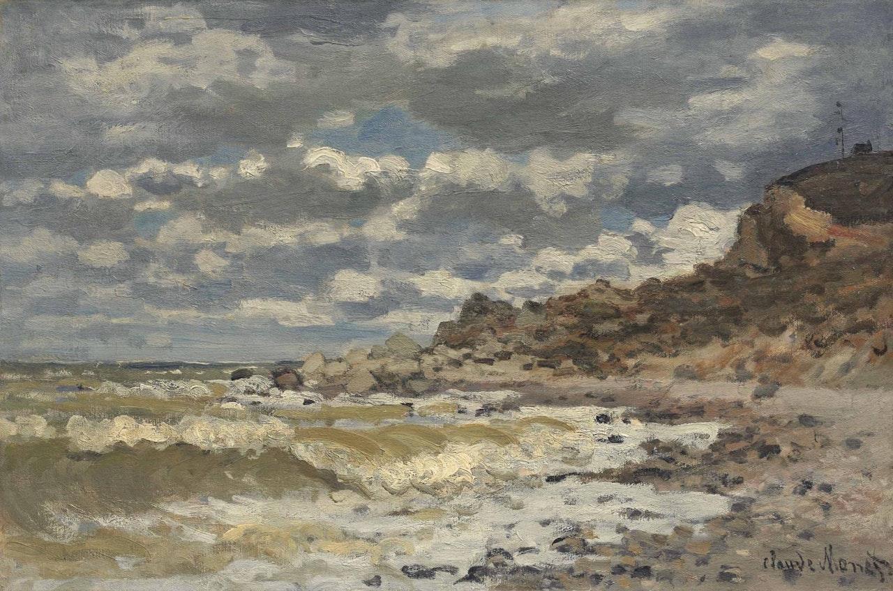 Bord de mer àSainte-Adresse by Claude Monet