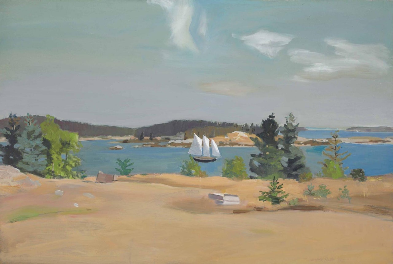 The Schooner II by Fairfield Porter