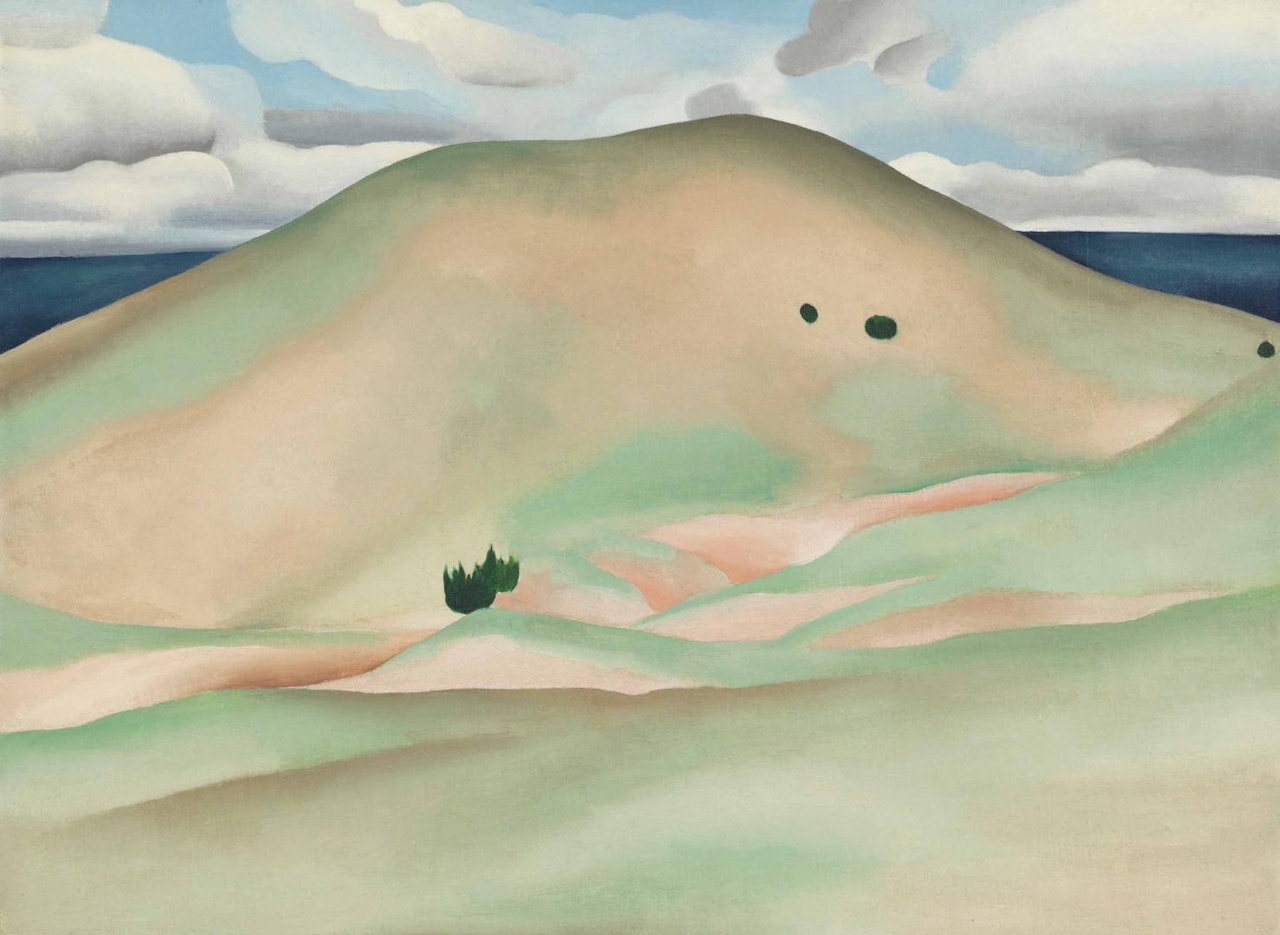 New Mexico--Near Taos by Georgia O'Keeffe