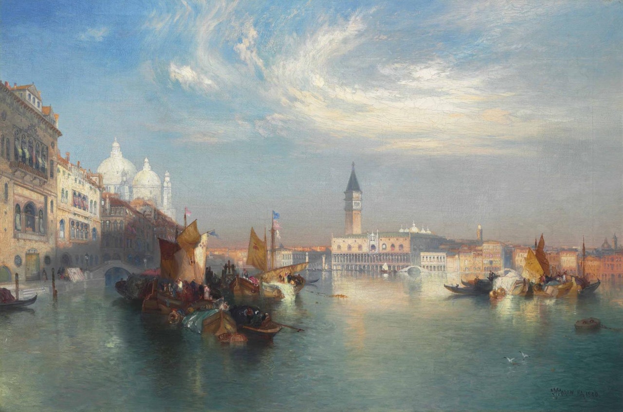 The Entrance to the Grand Canal by Thomas Moran