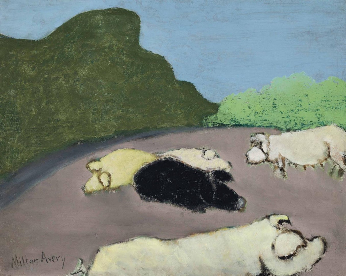 Pigs No. 2 by Milton Avery